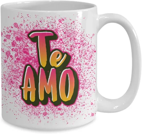 Vista 2 de Presente para mujer taza de café para colegas Obsequio para Navidad, novia, esposa, prometido Blanco