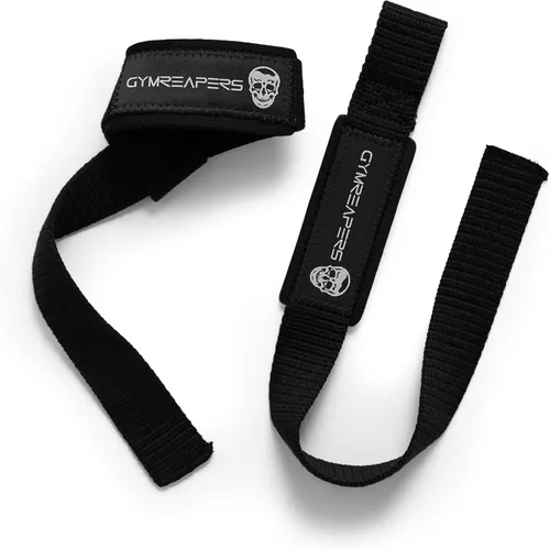 Vista 3 de Gymreapers - Correas de muñeca para levantamiento de pesas, culturismo, levantamiento de potencia, entrenamiento de fuerza, peso muerto y remo - De