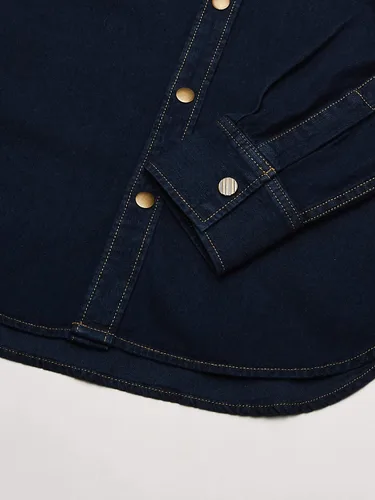 Vista 3 de Billy Reid - Camisa de trabajo para hombre (latón vaquero)