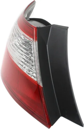 Vista 2 de Evan Fischer Lente de luz trasera y carcasa compatibles con Honda Civic Coupe 2006-2008 lado del conductor