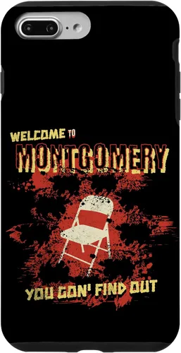 Vista 9 de iPhone 14 Bienvenido a Montgomery White Chair Funny Battle of Montgomery Case