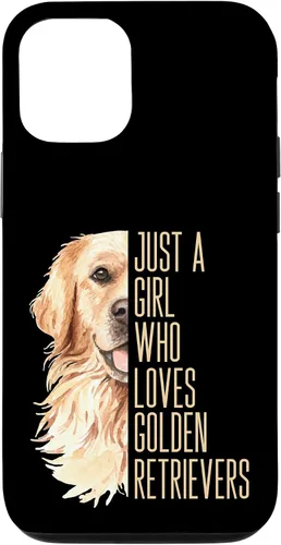 Vista 28 de Cute Golden Retriever - Just a Girl who Loves Goldens Case for iPhone 17
