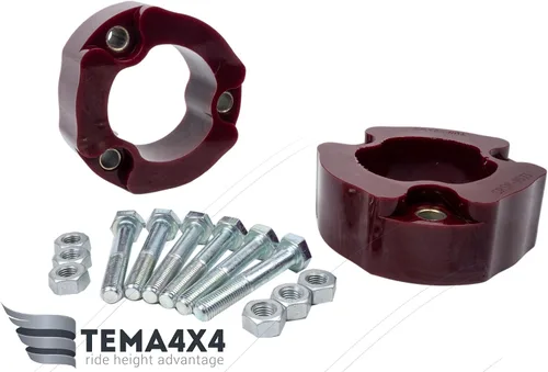 Vista 2 de Separadores de puntal delantero de 1.575 in compatibles con Nissan PATHFINDER R51 2004-2013 Navara D40 2004-2015 Navara D23 2014-presente