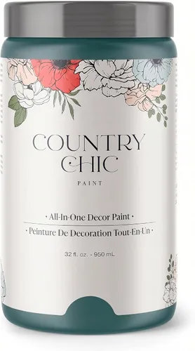 Vista 121 de Country Chic - Pintura a la tiza todo en uno para muebles y armarios, ecológica, acabado mate, con primer y sellador, para madera y metal, Alchemist