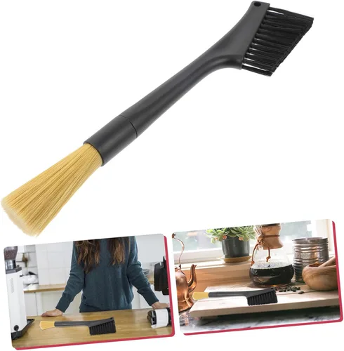 Vista 3 de Alipis Coffee Machine Brush Multi Purpose Cleaning Tool for Espresso Machines Smooth Handle for Easy Use for Grinder Maintenance and Powder Essential