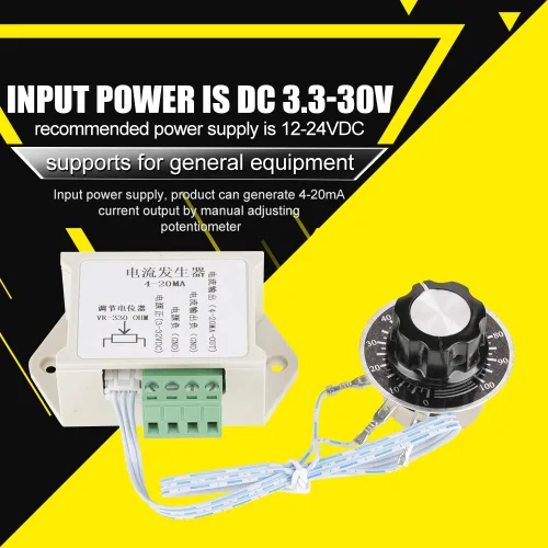 Vista 3 de DEWIN Generador de señal, generador de 4-20mA módulo de generador de señal de corriente de cantidad analógica ajustable