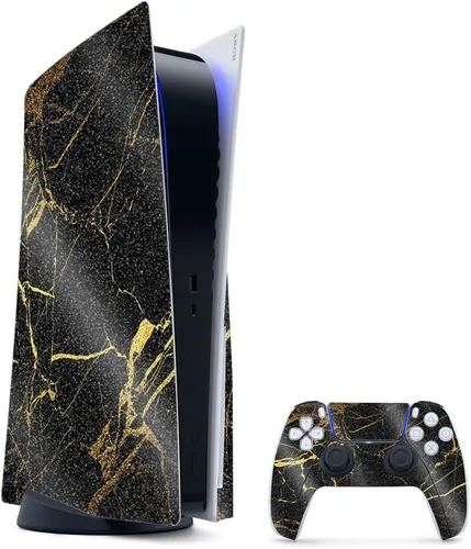 Vista 55 de MightySkins - Skin para juegos con purpurina brillante para PS5 y PlayStation 5, ágata amatista, acabado duradero con purpurina de alto brillo