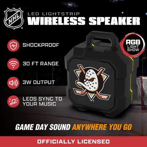 Vista 6 de SOAR NHL ShockBox - Altavoz LED inalámbrico Bluetooth