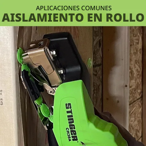 Vista 4 de Stinger CH38A Autofeed engrapadora de martillo de 3/8 de pulgada (0136401), Autofeed, Para el contrapiso de techos, envoltura doméstica