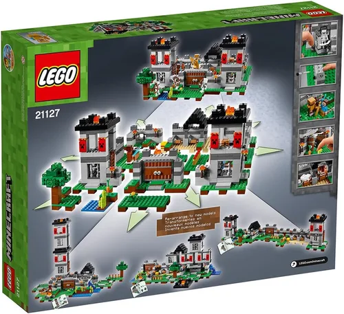 Vista 6 de Juego de construcción de aldea de LEGO Minecraft 21128., Negro
