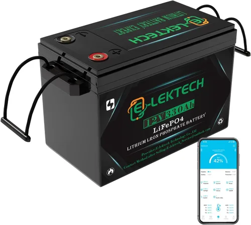 Vista 9 de Batería de litio LiFePO4 de 12V 200Ah