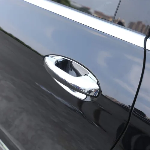 Vista 5 de Cubierta exterior para manija de puerta para Mercedes Benz E Class W213 W205 X253 Cromo (ABS cromado)