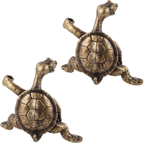 Vista 2 de Soporte para palo de incienso de tortuga, exquisita ayuda para dormir, hecho a mano, hermoso soporte para incensario, decoración del hogar, bronce