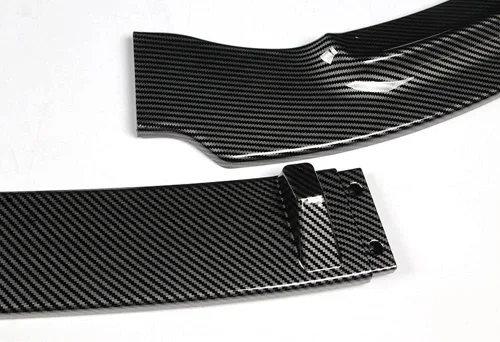 Vista 2 de Borde de parachoques delantero compatible con Honda Civic 2006-2008 de 4 puertas/sedán, alerón de parachoques delantero, kit de cuerpo de barbilla