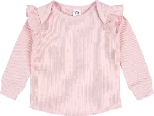 Vista 2 de Gerber Conjunto de 2 piezas de camiseta de manga larga y pantalones deportivos de meter para bebé