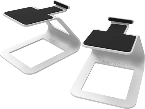 Vista 15 de Kanto SE2 Soportes elevados para altavoces de escritorio para altavoces pequeños - 2 unidades (negro)
