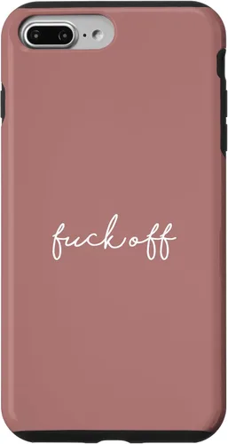Vista 12 de Funda para iPhone 16 Dusty Rose Fuck Off Divertida manuscrita a mano con refranes sarcásticos groseros