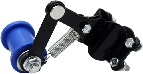 Vista 6 de Conjunto de guía tensor de cadena universal para ATV, mini moto, moto de cross, kart (azul)