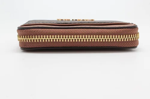 Vista 3 de Michael Kors Jet Set Travel - Funda de viaje con cremallera, Marrón, Funda tipo cartera para tarjetas