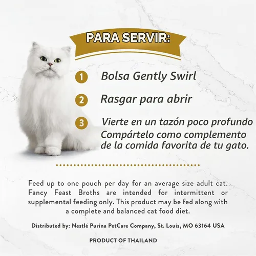 Vista 6 de Purina Fancy Feast Broths Adulto Wet - complemento de comida para gato, paquete variado