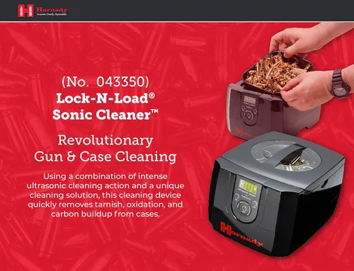 Vista 2 de Hornady Lock-N-Load Limpiador sónico - Limpiar casos, piezas y equipos de pistola - Residuos de carbono eliminados, deslustre y oxidación - Tanque