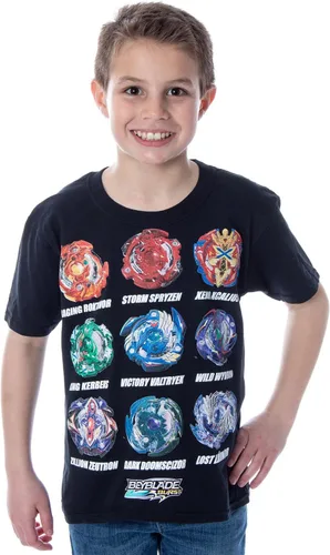 Vista 4 de Beyblade Burst - Camiseta giratoria para niño
