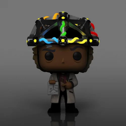 Vista 3 de Funko Pop! & Tee Regreso al futuro - Doc con casco, Adulto S