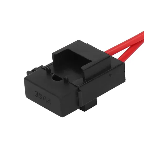 Vista 4 de Conector de soporte de fusible de automóvil, 5 unidades, conector de soporte de fusibles de automóvil, mini extensión de cable resistente