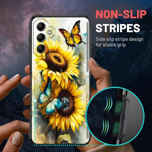 Vista 812 de Funda para Galaxy A14 5G, [Doble Capa][Protección contra Caídas de Grado Militar de 10 Pies] [Antideslizante] Funda Resistente a Prueba de Golpes