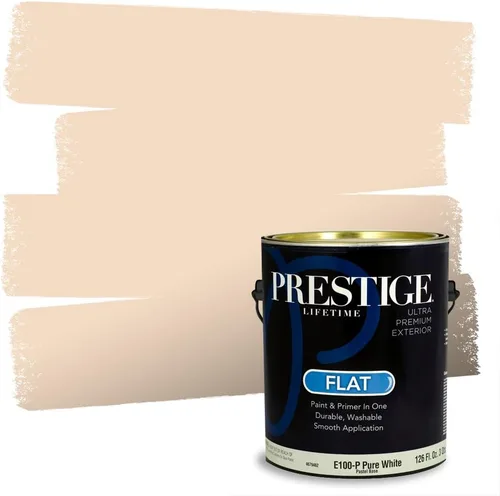 Vista 171 de PRESTIGE Pintura exterior e imprimación en uno, bronceado Aberdeen, plano, 1 galón