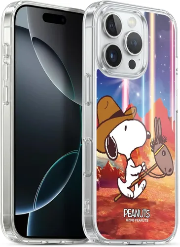 Vista 42 de Head Case Designs Funda de gel con licencia oficial de Peanuts Nebula Cactus Needles Snoopy Space Cowboy [protección de grado militar] compatible