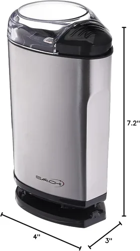 Vista 2 de Molinillo de café eléctrico/molinillo de especias, acero inoxidable muy libre de óxido, modelo SA-1440, 120 vatios