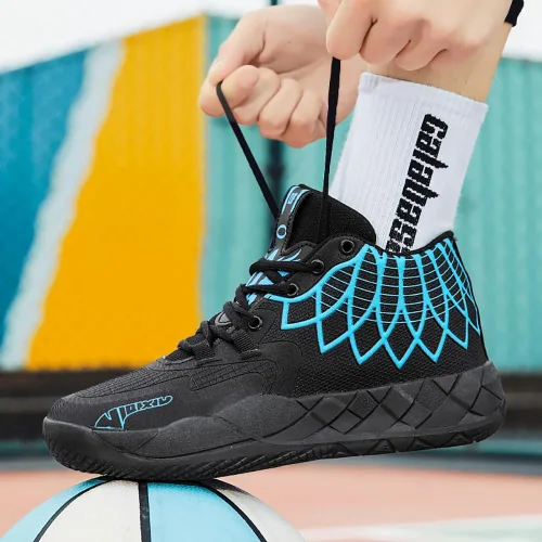 Vista 5 de KEMTAT Men's Basketball Shoes Sports Shoes Couple Running Shoes Dry Comfortable and Breathable
