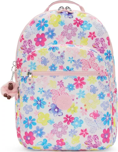 Vista 99 de Mochila Kipling Seoul extra grande para laptop de 17", Grande True Blue Tonal 2