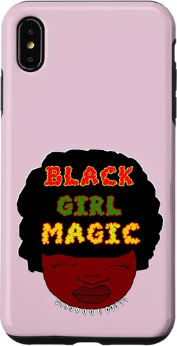 Vista 11 de Funda mágica para iPhone 12 mini niña negra