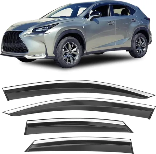 Vista 27 de Deflectores de ventana irrompibles con cinta para Chevrolet Equinox 2025-2026