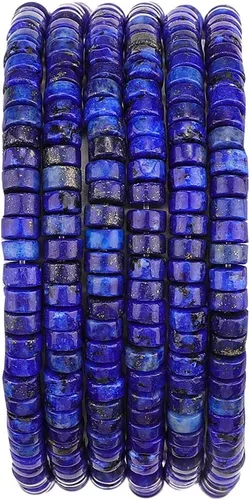 Vista 24 de BEADIA Cuentas Espaciadoras de Jade Natural Africano Planas Redondas Sueltas para Hacer Joyas con Abalorios 3mmx2mm 38cm