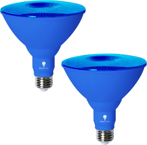 Vista 11 de Bluex Bulbs Paquete de 2 bombillas de luz LED BlueX Par38 de inundación color rojo - 18W (equivalente a 120 vatios) - Clasificación de humedad
