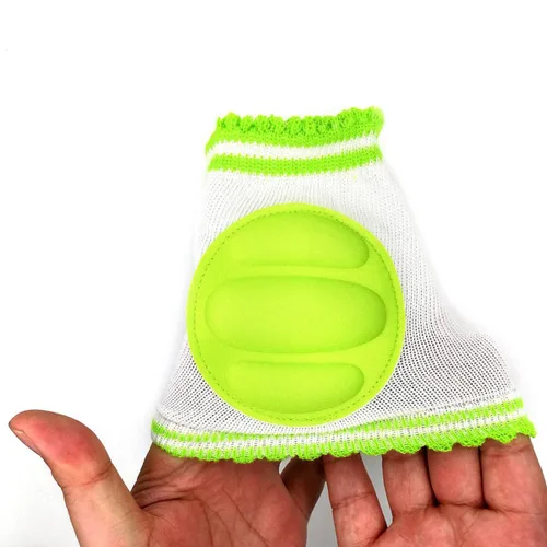 Vista 4 de 3 pares de rodilleras para gatear – Protector de seguridad ajustable transpirable impermeable, rodilleras elásticas para bebés, niños pequeños