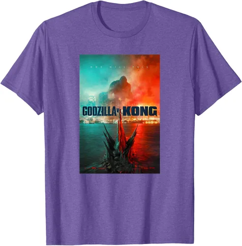 Vista 5 de Godzilla vs Kong - Camiseta oficial con póster, Negro