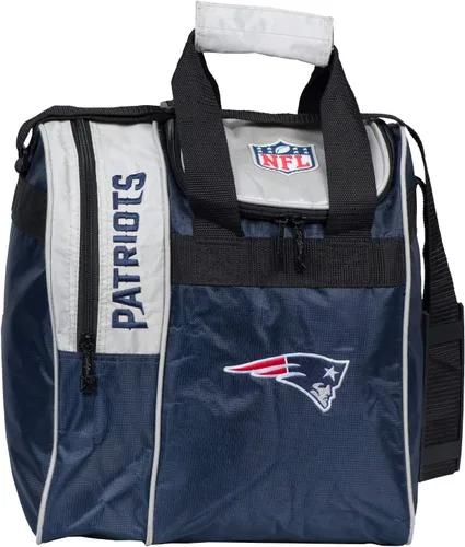 Vista 24 de KR Strikeforce Officially Licensed NFL Single Bowling Ball Tote Bag with Shoe Compartment