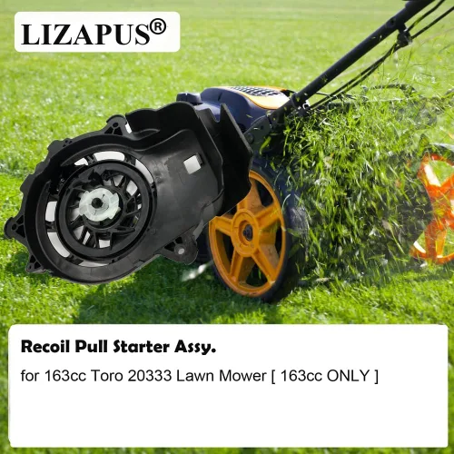 Vista 3 de LIZAPUS - Arrancador de retroceso compatible con cortacésped Toro 20333 de 163 cc [ 163 cc solamente] Ensamblaje.