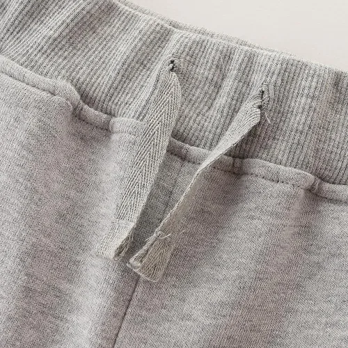 Vista 6 de GFQLONG Paquete de 3 pantalones deportivos elásticos con cordón para bebé, de algodón, dinosaurio, con bolsillos