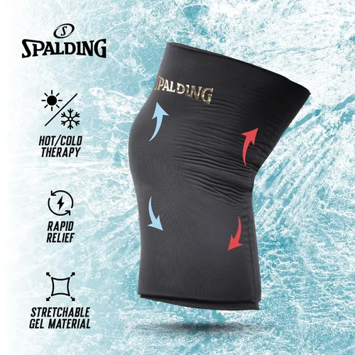 Vista 2 de Spalding - Manga de gel para rodilla y muslo, terapia de frío caliente, compresión reutilizable