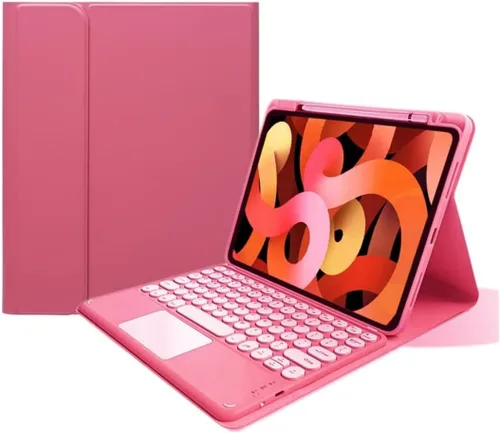 Vista 16 de kaitesi Funda con Teclado para iPad 9ª 8ª 7ª Generación iPad 10.2 pulgadas Touchpad Teclado Desmontable para iPad Air 3ª Generación 10.5"/iPad Pro