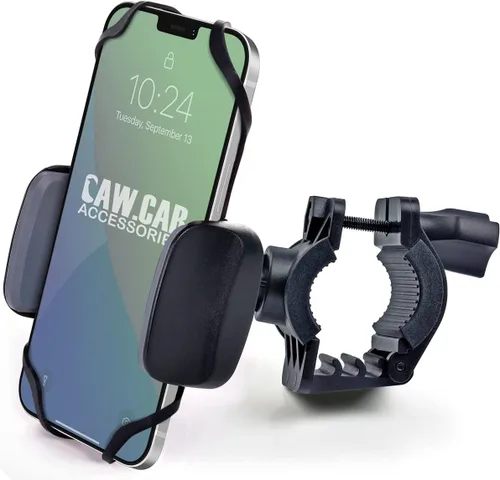 Vista 7 de Soporte de teléfono para bicicleta y motocicleta, para iPhone 16 Pro Max (15, 14, SE, Plus), Galaxy S25 o cualquier teléfono celular, soporte