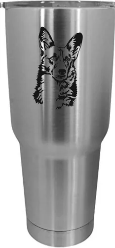 Vista 283 de Cairn Terrier - Vaso grabado con temática de perro, 30 onzas