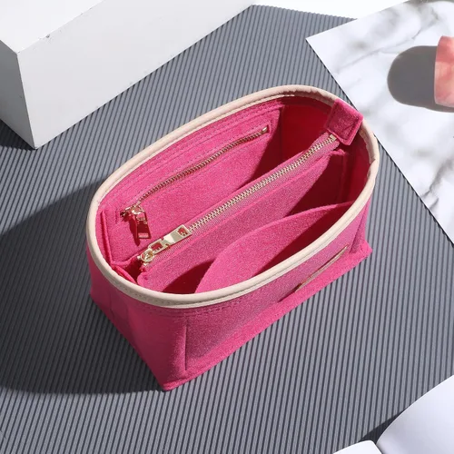 Vista 7 de Doxo Organizador de bolso organizador de bolsas para bolso y bolso bolsa en bolsa perfecto para Speedy 20 y más rosa-S