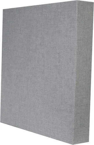 Vista 4 de ATS Acoustics Bass Trap - Panel de pared acústico de estudio absorbente de sonido de rango completo, 24 x 24 x 4 pulgadas (humo azul) NRC 1.28. 4