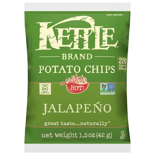 Vista 76 de Kettle Brand Papas Fritas, Sabor Barbacoa del Patio Trasero, 5 Onzas (Paquete de 15)